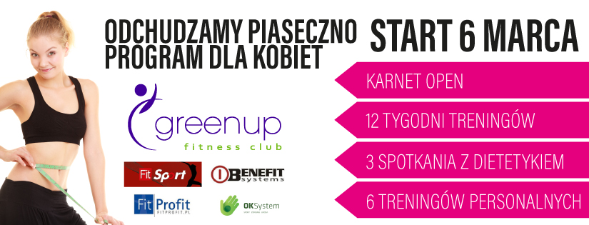 GreenUp fitness club Program dla kobiet odchudzamy Piaseczno